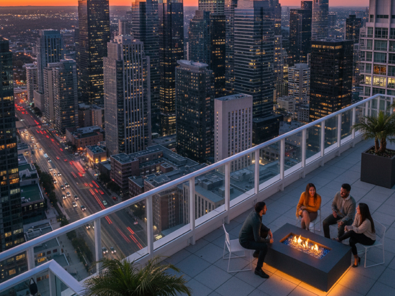  Experience the unparalleled views and vibrant urban lifestyle that only a high-rise apartment can offer.